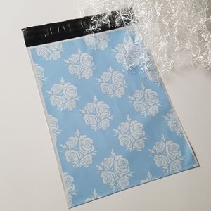 25 pcs Rose Blue Poly Mailers 10"x13" inches